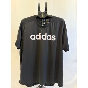 Adidas Men's Black Logo T-Shirt Size:2XL